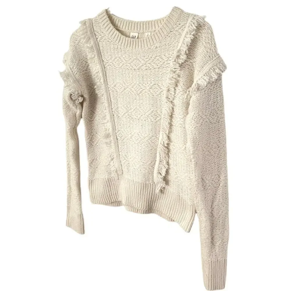 Gap Ivory Boho Sweater Sz M